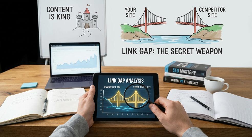 掌握 Link Gap 链接差距：突破竞争对手外链分析的关键机会第二张图