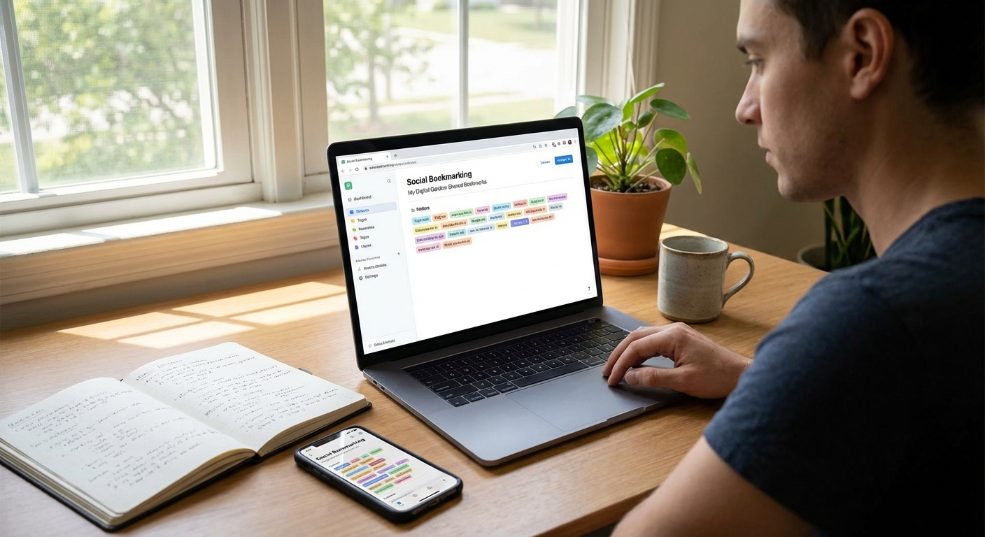 文化中一个令人惊讶的现象：在信息爆炸、碎片化的时代，**社交书签（Social Bookmarking）**竟然成为内容管理和快速分享的秘密武器。你是否曾经在海第一张图