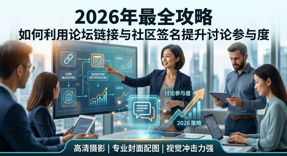 2026年最全攻略：如何利用论坛链接与社区签名提升讨论参与度