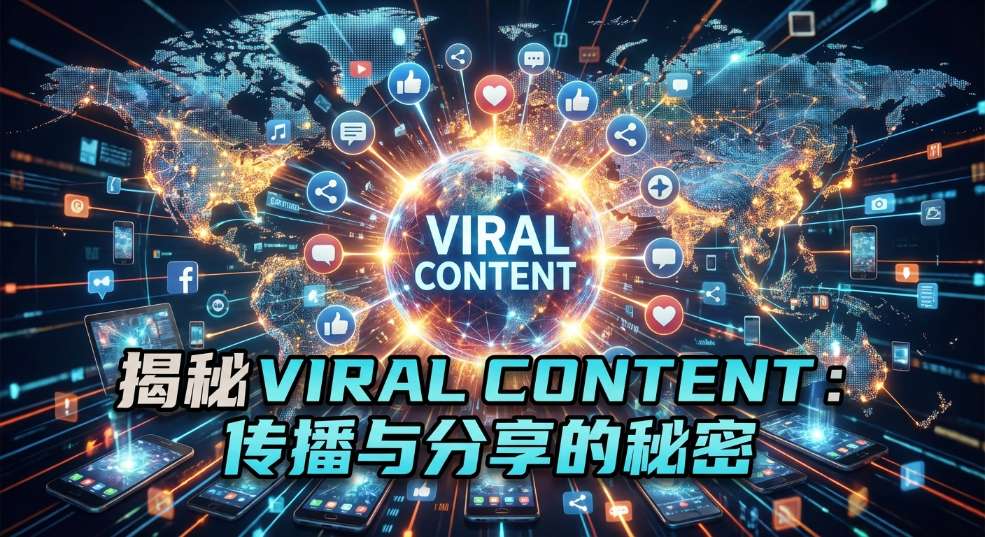 揭秘Viral Content：如何实现病毒式内容广泛传播与社交媒体分享的秘密