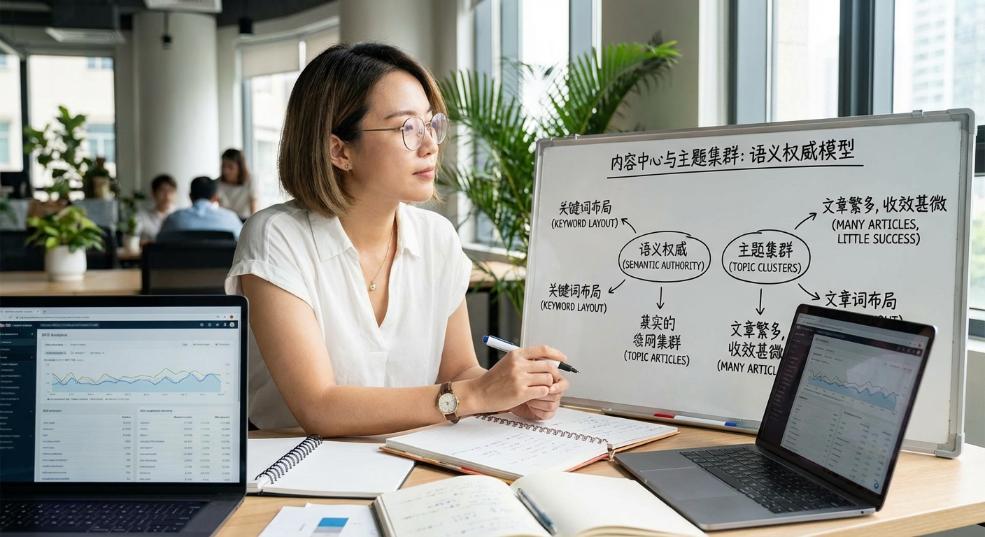 破解内容中心与主题集群：打造语义权威的秘诀第一张图