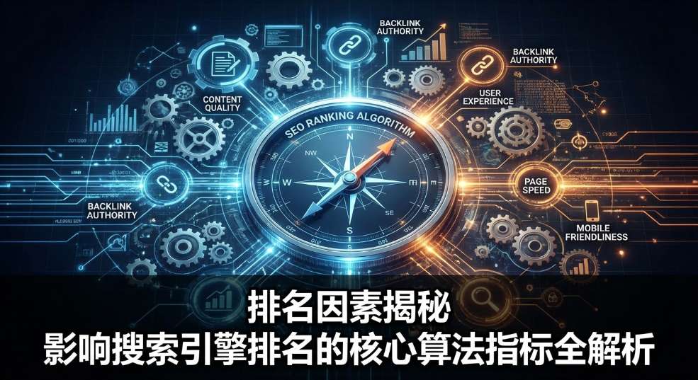 排名因素揭秘：影响搜索引擎排名的核心算法指标全解析