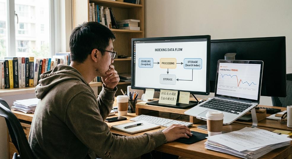 “索引数据为何如此重要?从页面被抓取到数据库存储,藏着SEO的巨大秘密!” “索引数据为何如此重要?从页面被抓取到数据库存储,藏着SEO的巨大秘密!”第一张图