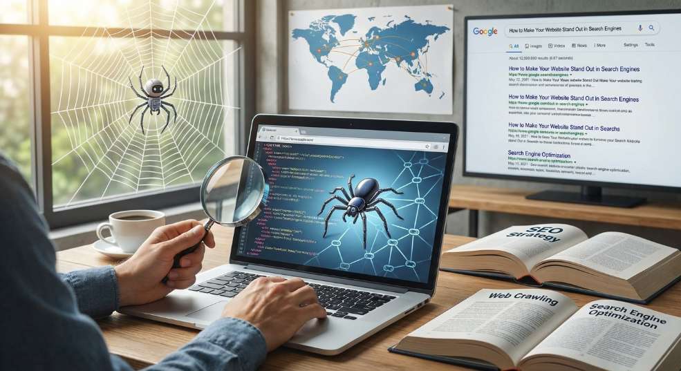 如何让你的网站在搜索引擎中脱颖而出：深度解读爬取、抓取与蜘蛛程序第一张图