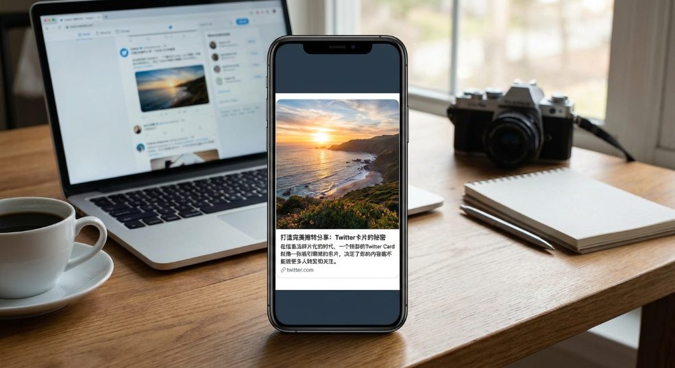 Twitter卡片的秘密：如何打造完美推特分享优化提升社交展示第一张图