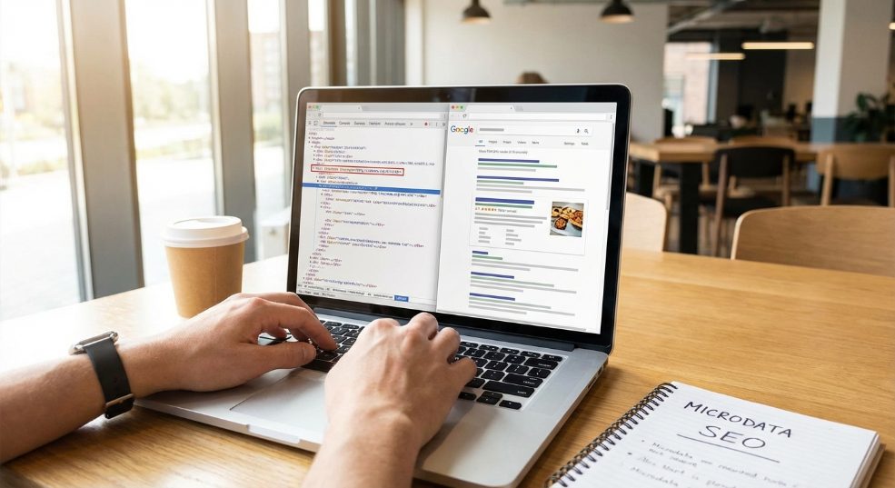 如何利用Microdata微数据优化页面结构提升搜索排名第一张图