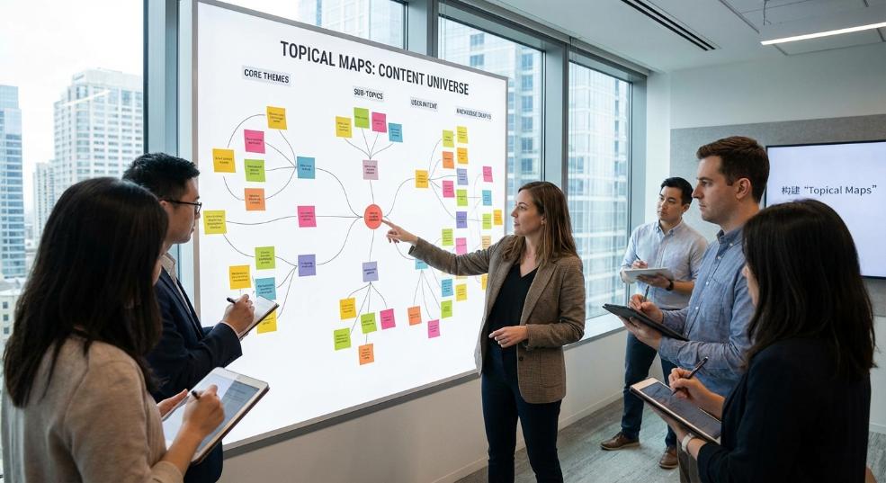 如何打造全面的Topical Maps：内容结构与知识体系的新风口第二张图