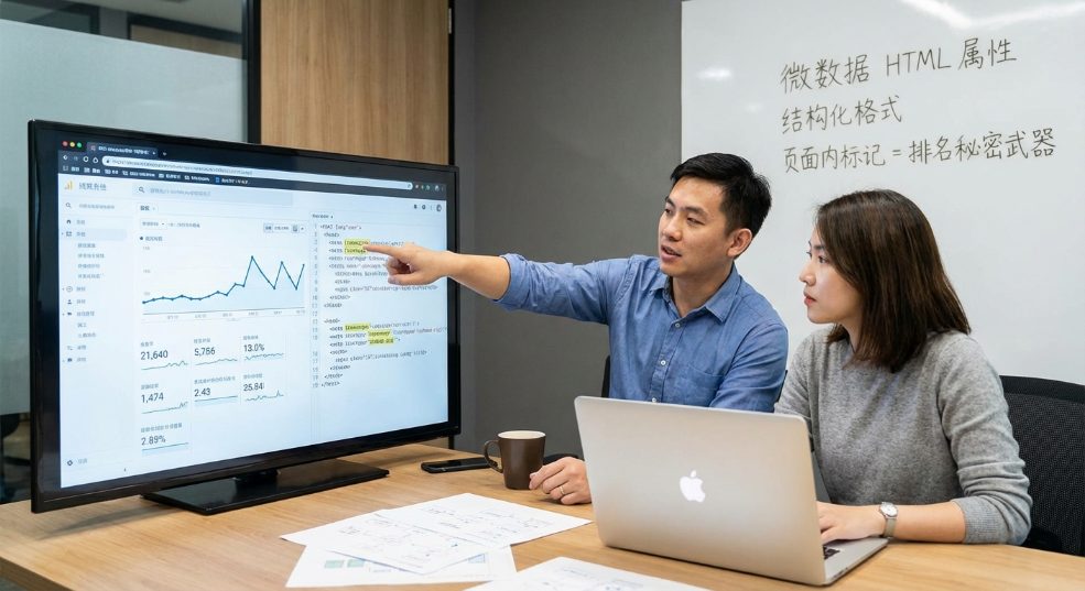 为什么微数据HTML属性能从零秒变成抢排名的秘密武器？第一张图