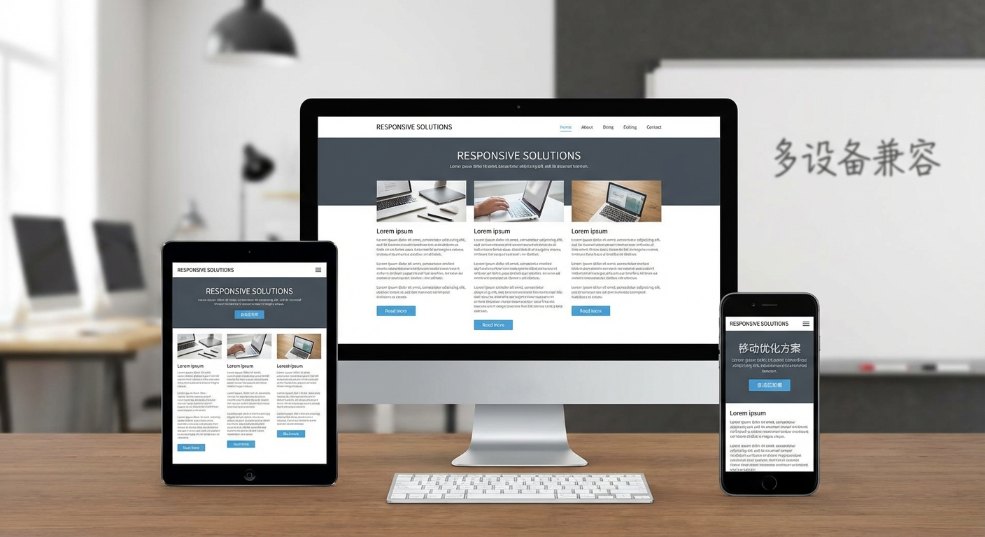 知道为什么一家网站在手机上看起来糟糕透了？答案很简单——它没有真正掌握响应式设计的奥秘。你可能还觉得“自适应布局”和“多设备兼容”只是技术名词，但实际上，它们才第二张图