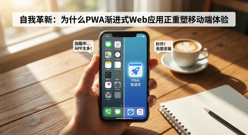 自我革新:为什么PWA渐进式Web应用正重塑移动端体验 自我革新:为什么PWA渐进式Web应用正重塑移动端体验第一张图