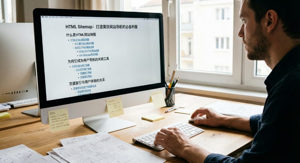 HTML Sitemap：打造高效网站导航的必备利器第一张图