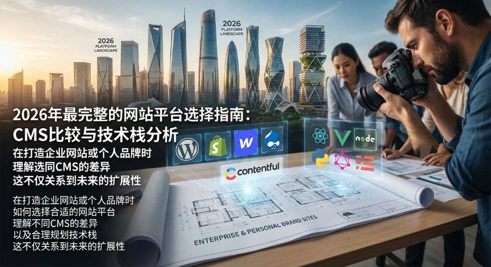 2026年最完整的网站平台选择指南:CMS比较与技术栈分析 2026年最完整的网站平台选择指南:CMS比较与技术栈分析第二张图