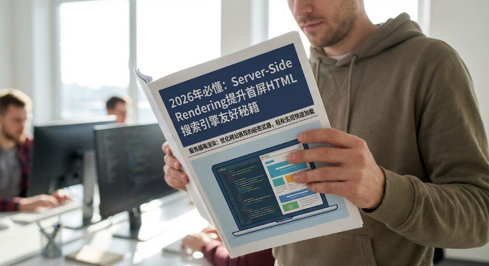 2026年必懂：Server-Side Rendering提升首屏HTML搜索引擎友好秘籍第一张图