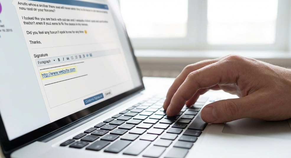 如何利用论坛链接和社区签名快速提升网站权重第二张图