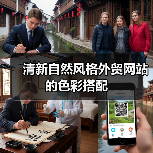 清新自然风格外贸网站的色彩搭配(图4) 清新自然风格外贸网站的色彩搭配(图4)