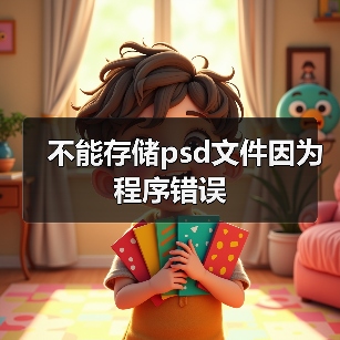 不能存储psd文件因为程序错误（图2）