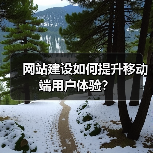 网站建设如何提升移动端用户体验？（图1）