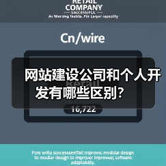 网站建设公司和个人开发有哪些区别?(图2) 网站建设公司和个人开发有哪些区别?(图2)