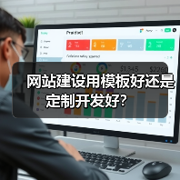 网站建设用模板好还是定制开发好？（图2）