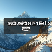 磁盘0磁盘分区1是什么意思(图2) 磁盘0磁盘分区1是什么意思(图2)