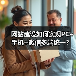 网站建设如何实现PC+手机+微信多端统一?(图1) 网站建设如何实现PC+手机+微信多端统一?(图1)