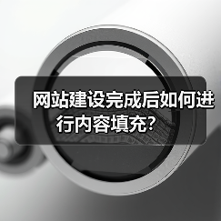 网站建设完成后如何进行内容填充？（图1）