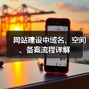 网站建设中域名、空间、备案流程详解(图1) 网站建设中域名、空间、备案流程详解(图1)