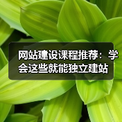 网站建设课程推荐:学会这些就能独立建站(图4) 网站建设课程推荐:学会这些就能独立建站(图4)