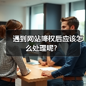 遇到网站降权后应该怎么处理呢？（图4）