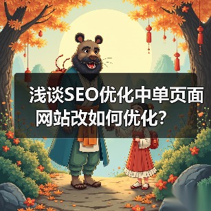 浅谈SEO优化中单页面网站改如何优化?(图1) 浅谈SEO优化中单页面网站改如何优化?(图1)