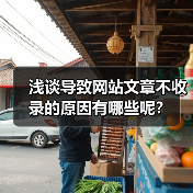 浅谈导致网站文章不收录的原因有哪些呢?(图2) 浅谈导致网站文章不收录的原因有哪些呢?(图2)