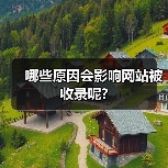 哪些原因会影响网站被收录呢?(图1) 哪些原因会影响网站被收录呢?(图1)