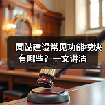 网站建设常见功能模块有哪些?一文讲清(图2) 网站建设常见功能模块有哪些?一文讲清(图2)