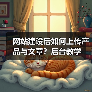 网站建设后如何上传产品与文章？后台教学（图2）