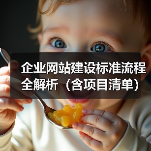 企业网站建设标准流程全解析(含项目清单)(图4) 企业网站建设标准流程全解析(含项目清单)(图4)