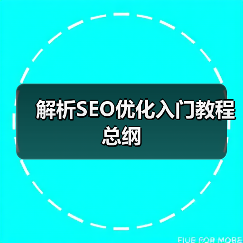 解析SEO优化入门教程总纲(图2) 解析SEO优化入门教程总纲(图2)