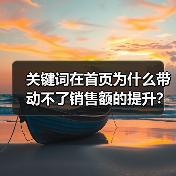 关键词在首页为什么带动不了销售额的提升?(图2) 关键词在首页为什么带动不了销售额的提升?(图2)