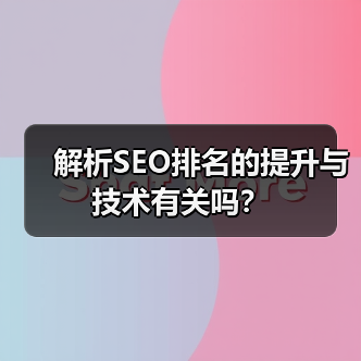 解析SEO排名的提升与技术有关吗?(图4) 解析SEO排名的提升与技术有关吗?(图4)