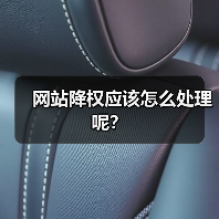 网站降权应该怎么处理呢?(图1) 网站降权应该怎么处理呢?(图1)