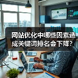 网站优化中哪些因素造成关键词排名会下降?(图1) 网站优化中哪些因素造成关键词排名会下降?(图1)