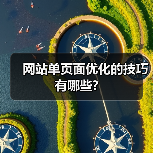 网站单页面优化的技巧有哪些?（图1）