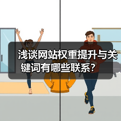 浅谈网站权重提升与关键词有哪些联系?(图2) 浅谈网站权重提升与关键词有哪些联系?(图2)