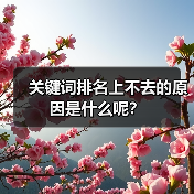 关键词排名上不去的原因是什么呢?(图1) 关键词排名上不去的原因是什么呢?(图1)