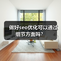 做好seo优化可以通过细节方面吗?(图2) 做好seo优化可以通过细节方面吗?(图2)