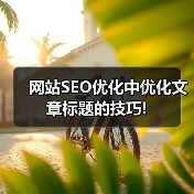 网站SEO优化中优化文章标题的技巧!(图3) 网站SEO优化中优化文章标题的技巧!(图3)