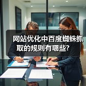 网站优化中百度蜘蛛抓取的规则有哪些?(图4) 网站优化中百度蜘蛛抓取的规则有哪些?(图4)