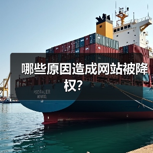 哪些原因造成网站被降权?(图3) 哪些原因造成网站被降权?(图3)