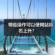 哪些操作可以使网站排名上升?(图1) 哪些操作可以使网站排名上升?(图1)