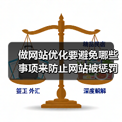 做网站优化要避免哪些事项来防止网站被惩罚?(图2) 做网站优化要避免哪些事项来防止网站被惩罚?(图2)