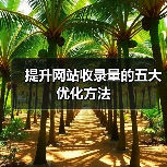 提升网站收录量的五大优化方法（图4）